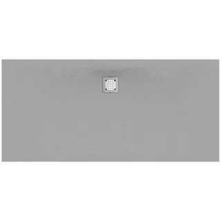 Ideal Standard Rechteck-BRW Ultra Flat S,Abl.mittig, 1700x900x30mm, Carraraweiß