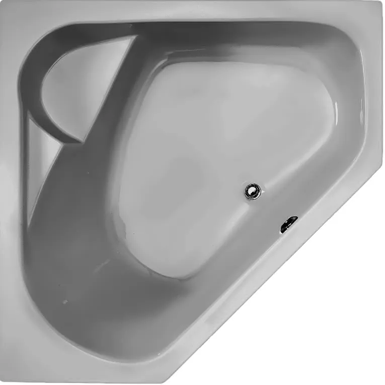 S 208 weiß Eckwanne 1350x1350x490