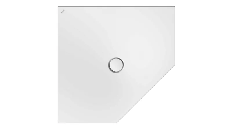 Bette Duschflächen Fünfeck Floor Caro Weiß 1000x1000x30/30mm