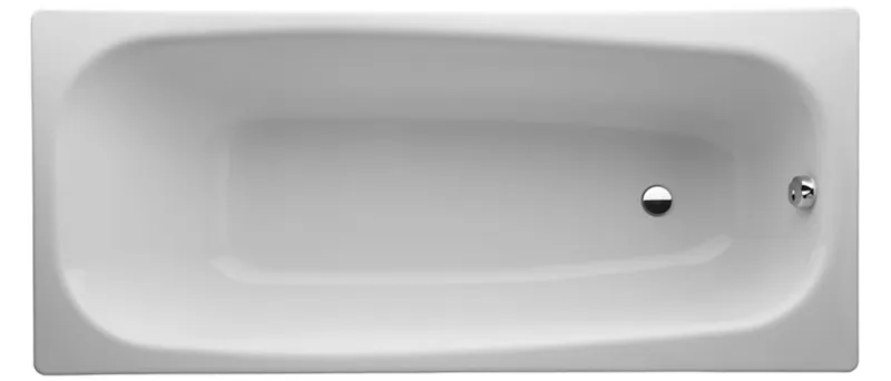sanibel 1001-Stahl-Badewanne Körperform 1700x750x410mm weiß