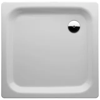 sanibel 1001-Stahl-Duschwanne extraflach 800x800x65mm weiß