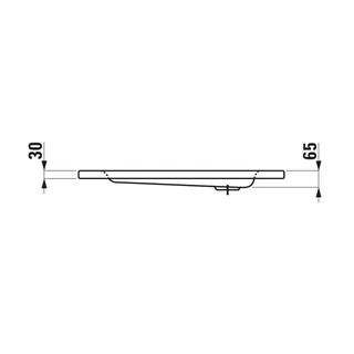sanibel 1001-Stahl-Duschwanne extraflach 800x800x65mm weiß – Bild 3