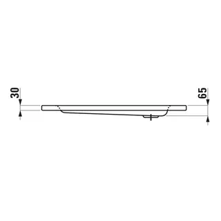 sanibel 1001-Stahl-Duschwanne extraflach 900x750x65mm weiß – Bild 3
