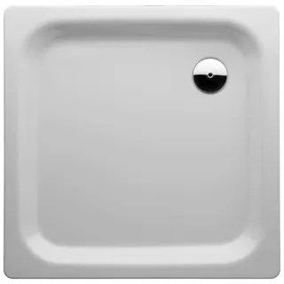 sanibel 1001-Stahl-Duschwanne extraflach 900x900x65mm weiß