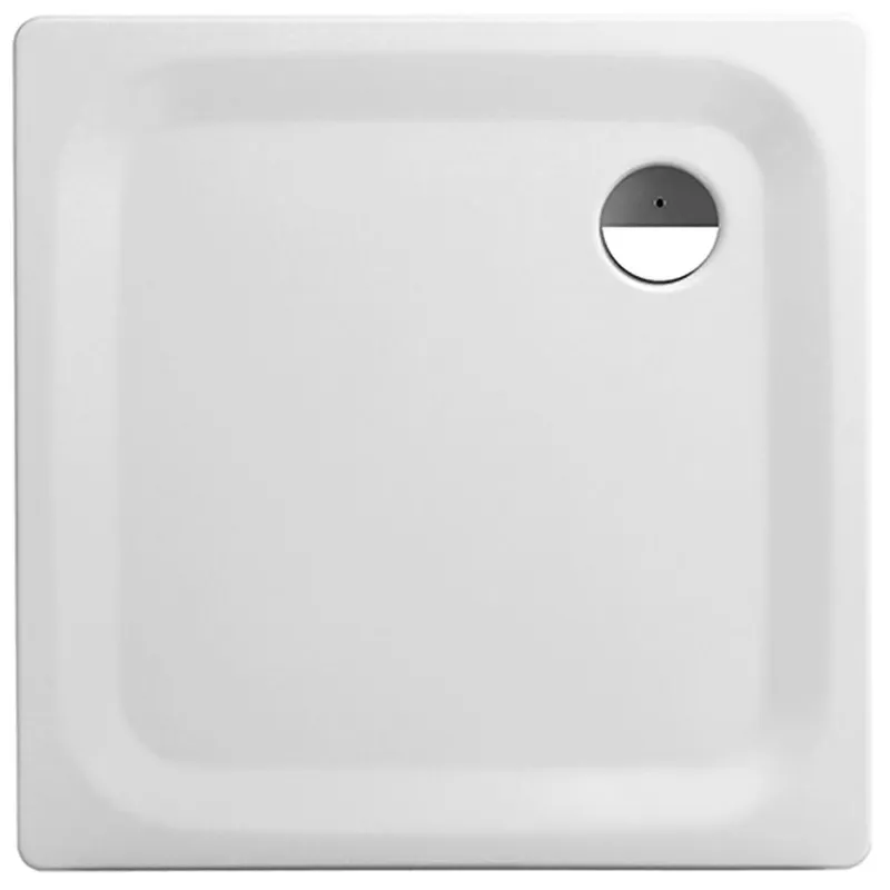 sanibel 1001-Stahl-Duschwanne superflach 900x900x25mm weiß