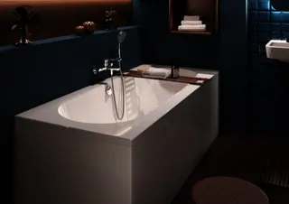 Villeroy & Boch Badewanne O.novo 1800x800x525mm Duo Rechteck Weiß Alpin – Bild 2