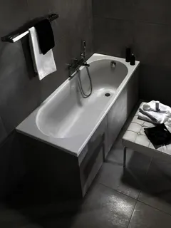 Villeroy & Boch Badewanne O.novo 1700x750x495mm Solo Rechteck Weiß Alpin – Bild 3