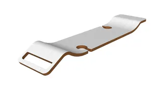Vaillant Tombolo 08 Badewannenbrücke Laminat weiß – Bild 2