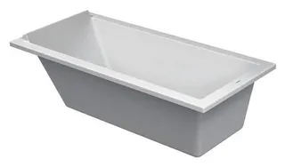 DU Starck Badewanne 1700x800 Einbau Rückenschr.1 Variabel, Weiß