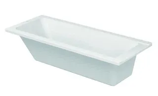 DU D-Code Badewanne 1700x700 Einbau Mittelabl.,Rückenschr.1 Variabel, Weiß