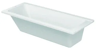 DU D-Code Badewanne 1700x750 Einbau Mittelabl.,Rückenschr.1 Variabel, Weiß