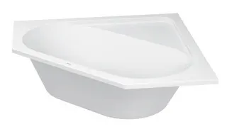 Duravit D-Code Badew. 5Eck 1400x1400 Einbau Rückenschr.2 L/R, Weiß – Bild 3