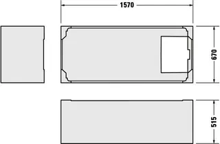 Duravit Wannenträger für 700096 – Bild 2