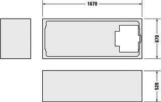 Duravit Wannenträger für 700098 – Bild 2