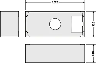 Duravit Wannenträger für 700099 – Bild 2