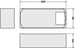 Duravit Wannenträger für 700100 – Bild 2