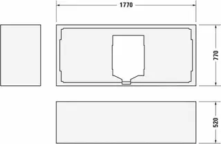 Duravit Wannenträger für 700101 – Bild 2