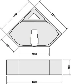 Duravit Wannenträger für 700137 – Bild 2