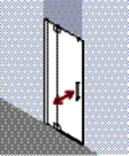 Kermi Pendeltür Pasa XP 1TL 0750x 1850 BV: 725-760 SIMG ESG klar Clean – Bild 3