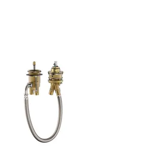 Hansgrohe 2-Loch Wannenarmatur Grundkörper für Wannenrandmontage