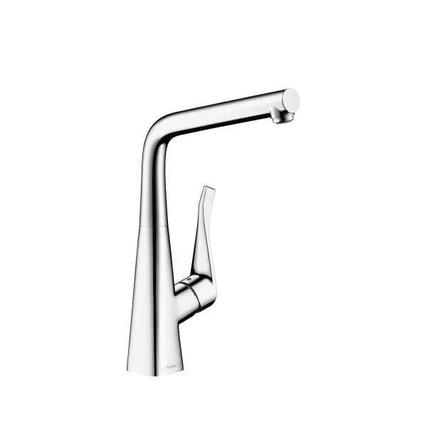 Hansgrohe Metris Spültischmischer mit Schwenkauslauf chrom