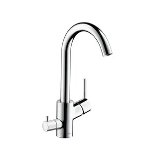 Hansgrohe Talis S2 Spültischmischer Variarc chrom mit Geräteabsperrventil