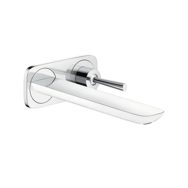 Hansgrohe PuraVida Waschtischmischer Wandarmatur, chrom, langer Auslauf