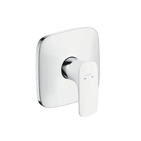 Hansgrohe PuraVida Einhebel-Brausemischer Highflow Unterputz, chrom/weiss