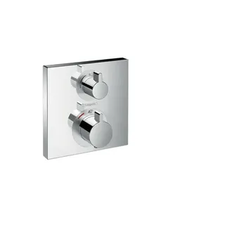 Hansgrohe Thermostat Unterputz Ecostat Square Fertigset 2 Verbraucher chrom