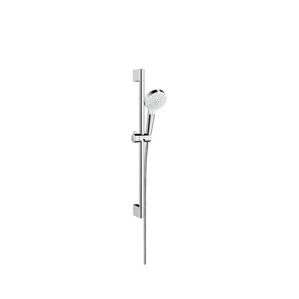 Hansgrohe Brausenset Crometta Vario EcoSmart 9 l/min/Unica 650mm weiß/chrom