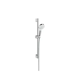 Hansgrohe Brausenset Crometta Vario EcoSmart 9 l/min/Unica 650mm weiß/chrom