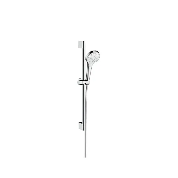 Hansgrohe Brausenset Croma Select S 1jet EcoSmart/U'Crometta 650mm weiß/chrom