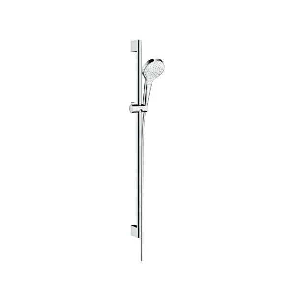 Hansgrohe Brausenset Croma Select S 1jet/ Unica'Crometta 900mm weiß/chrom