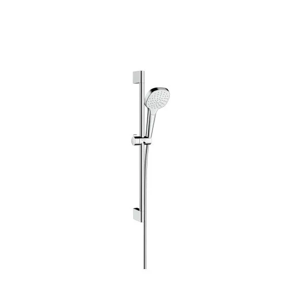 Hansgrohe Brausenset Croma Select E 1jet EcoSmart/Unica 650mm weiß/chrom