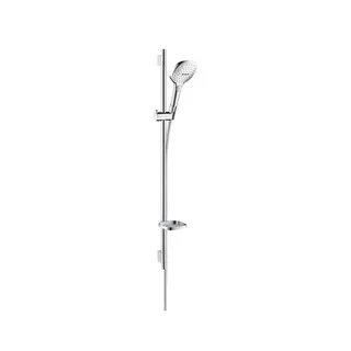 Hansgrohe Brausenset Raindance Select E 120 Unica'S Puro 900mm weiss/chrom