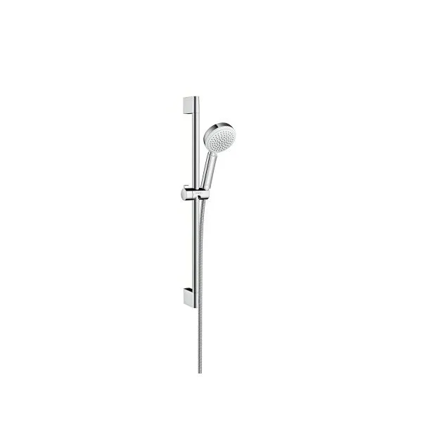Hansgrohe Crometta 100 Vario EcoSmart/Unica 650mm Brausenset weiss/chrom
