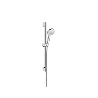 Hansgrohe Crometta 100 Vario EcoSmart/Unica 650mm Brausenset weiss/chrom