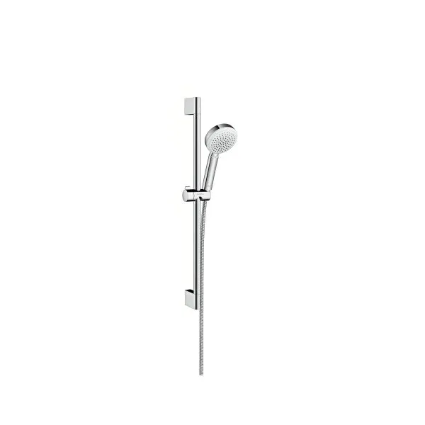 Hansgrohe Crometta 100 1jet/Unica 650mm Brausenset weiss/chrom