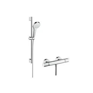 Hansgrohe Croma Select S Vario Combi Set 0,65 m Brauseset mit Stange, chrom