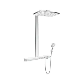 Hansgrohe Showerpipe Rainmaker Select E 460 3jet EcoSmart weiß/chrom