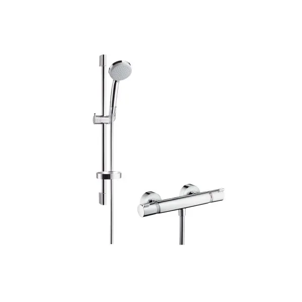 Hansgrohe Croma 100 Brausenkombi Vario/Ecostat Comfort Unica'C 650mm