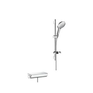 Hansgrohe Raindance Select 150 Brausekombi mit Ecostat Aufputz und Brausestange 650 mm