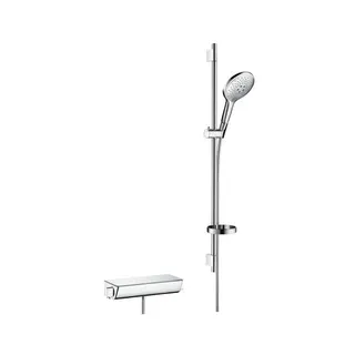 Hansgrohe Raindance Select 150 Brausenkombi mit Ecostat Aufputz und Brausestange 900mm