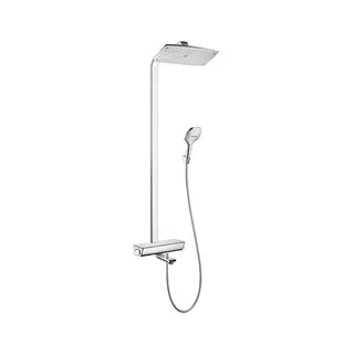 Hansgrohe Raindance Showerpipe Select mit Thermostat und Kopfbrause 360mm