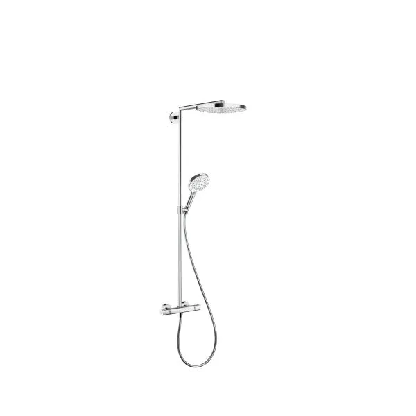 Hansgrohe Showerpipe Raindance Select weiss/chrom mit Kopfbrause S 240 2jet