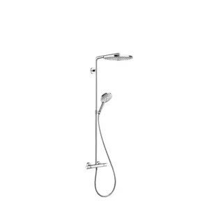 Hansgrohe Showerpipe Raindance Select chrom mit Kopfbrause Raindance S 300 2jet