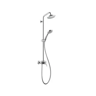 Hansgrohe Croma 100 Showerpipe mit Einhebelmischer und Kopfbrause 160 mm