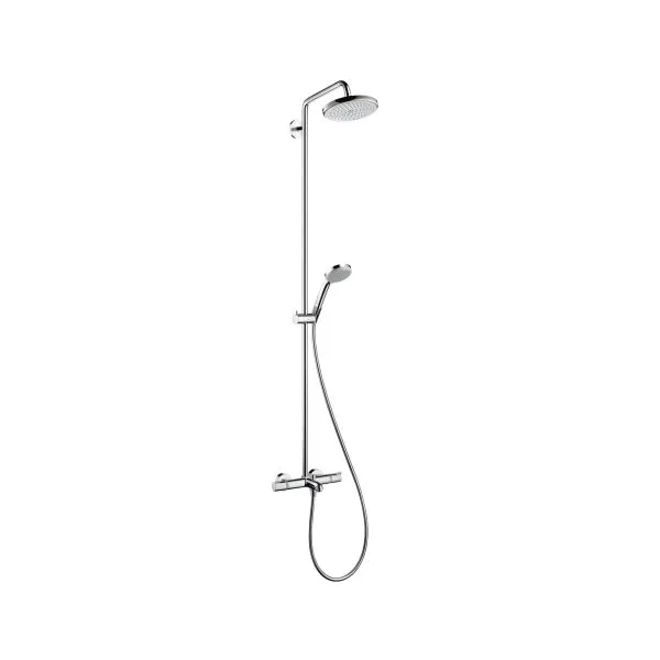 Hansgrohe Croma 220 Air 1Jet Showerpipe Wanne