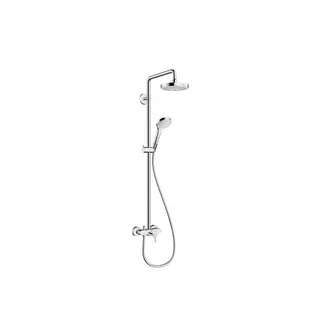 Hansgrohe Showerpipe Croma Select S 180 Einhebelmischer weiß/chrom
