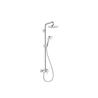 Hansgrohe Showerpipe Croma Select E 180 Einhebelmischer weiß/chrom